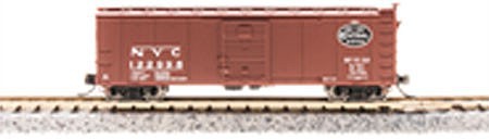 Broadway Steel Boxcar New York Central #121334 N Scale Model Train Freight Car #3668