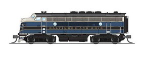 Broadway N EMD F3 A/B B&O 82/82x W/sd Broadway N EMD F3 A/B B&O 82/82x W/sd