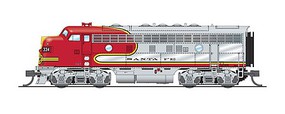 Broadway N F7A ATSF 334L W/sd Broadway N F7A ATSF 334L W/sd