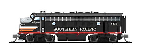 Broadway EMD F7A (Unpwrd F7B) Phase I Set Southern Pacific N Scale Model Train Diesel Locomotive #3811