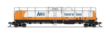 Broadway High-Capacity Cryogenic Tank Car AirCo N Scale Model Train Freight Car #3821