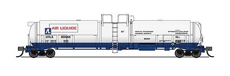Broadway High-Capacity Cryogenic Tank Car Air Liquide N Scale Model Train Freight Car #3822