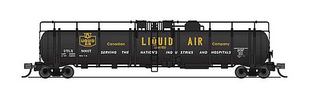 Broadway High-Capacity Cryogenic Tank Car Canadian Liquid Air Co. N Scale Model Train Freight Car #3825