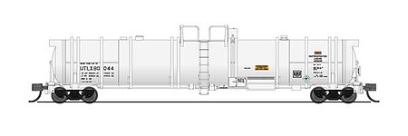 Broadway High-Capacity Cryogenic Tank Car UTLX (white) N Scale Model Train Freight Car #3827