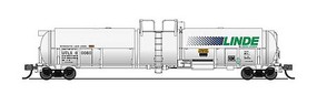 Broadway High-Capacity Cryogenic Tank Car Linde N Scale Model Train Freight Car #3833
