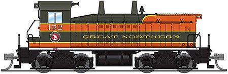 Broadway EMD NW2 Great Northern #152 DCC N Scale Model Train Diesel Locomotive #3864