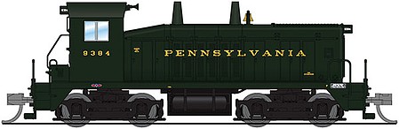 Broadway EMD SW7 Pennsylvania Railroad #9384 DCC N Scale Model Train Diesel Locomotive #3883