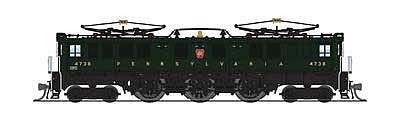 Broadway P5a Boxcab Pennsylvania RR #4738 DCC and Sound N Scale Model Train Electric Locomotive #3956