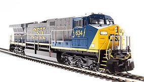 GE AC6000 DCC CSX #625 (gray, blue, yellow)