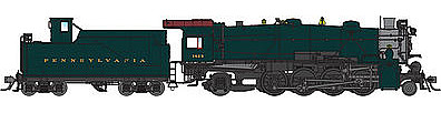 Broadway L1s 2-8-2 with sound Pennsylvania RR #1682 HO Scale Model Train Diesel Locomotive #4045
