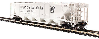 Broadway H32 Hopper Pennsylvania RR gray #B (2) HO Scale Model Train Freight Car #4087