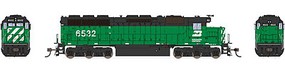 Broadway EMD SD45 Burlington Northern #6532 DCC with sound HO Scale Model Train Diesel Locomotive #4284