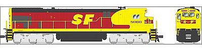 Broadway GE C30-7 ATSF #8079 with Sound HO Scale Model Train Diesel Locomotive #4403