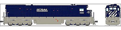 Broadway GE C30-7 BC Rail #3623 with Sound HO Scale Model Train Diesel Locomotive #4405