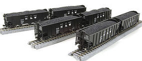 Broadway H2a Hopper Norfolk & Western 6 pack R HO Scale Model Train Freight Car #4442 Broadway H2a Hopper Norfolk & Western 6 pack R HO Scale Model Train Freight Car #4442