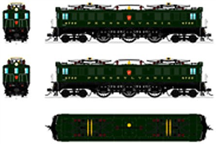 Broadway P5a Boxcab Pennsylvania RR #4757 DCC HO Scale Model Train Electric Locomotive #4708