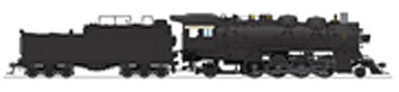 Broadway 2-8-2 Unlettered DCC with sound HO Scale Model Train Steam Locomotive #4764