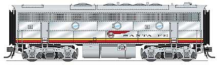 Broadway EMD F7B unit ATSF #38B DCC HO Scale Model Train Diesel Locomotive #4851