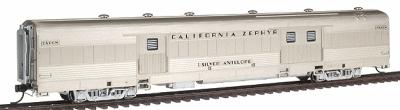 Broadway California Zephyr Baggage Car Denver and Rio Grande HO Scale Model Train Passenger Car #513