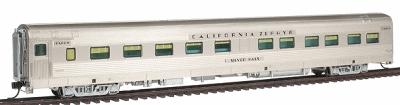 Broadway California Zephyr 10-6 Sleeper D&RGW #1130 Silver Pass HO Scale Model Train Passenger Car #518