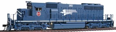Broadway BlueLine(TM) Series, Diesel EMD SD40-2 Low Hood, Powered w/Sound/DC/DCC Ready Chicago & Eastern Illinois #3155 - HO-Scale