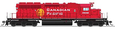 Broadway HO SD40-2 w/DCC & Paragon 3, CPR #6608