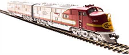 Broadway E6 AB set ATSF 13L/13A HO Scale Model Train Diesel Locomotive #5394