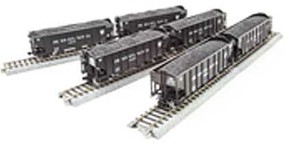 Broadway H2a Hopper Pennsylvania RR R Model (6) HO Scale Model Train Freight Car Set #5624