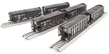 Broadway H2a Hopper Baltimore & Ohio R Model (6) HO Scale Model Train Freight Car Set #5626