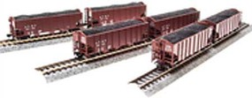Broadway HO H2a 3-Bay Hopper, SF/Oxide Red (6) Broadway HO H2a 3-Bay Hopper, SF/Oxide Red (6)