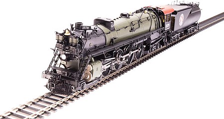 Broadway Class S-2 4-8-4 with Open Cab Great Northern #2581 HO Scale Model Train Steam Locomotive #5641