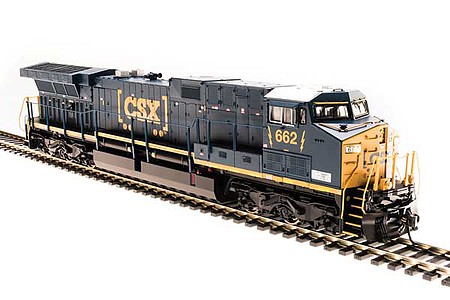 Broadway GE AC6000 CSX #662 DCC and Sound HO Scale Model Train Diesel Locomotive #5684