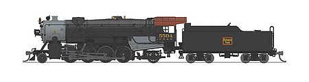 Broadway USRA 2-8-2 Heavy Mikado CB&Q #5504 DCC and Sound N Scale