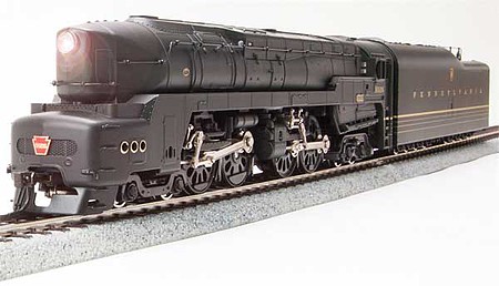 Broadway Class T1 4-4-4-4 Duplex As-Delivered with Sound and DCC - Paragon6 Pennsylvania Railroad 5538 (black, gold, red)