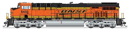 Broadway GE ES44AC BNSF #6433 DCC and Sound HO Scale Model Train Diesel Locomotive #5860