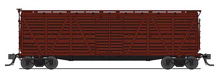 Broadway K7A Stock Car Unlettered Road With Hog Sounds HO Scale Model Train Freight Car #5899