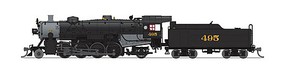 Broadway Light Mikado 2-8-2 Seaboard #495 DCC and Sound N Scale Model Train Steam Locomotive #5982