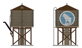 Broadway Water Tower w/Snd GN O-Scale Broadway Water Tower w/Snd GN O-Scale