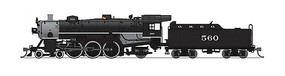 Broadway Light Pacific 4-6-2 Gullf, Mobile and Ohio #560 DCC N Scale Model Train Steam Locomotive #6244