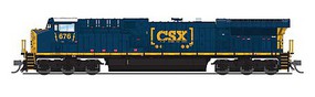 Broadway Ge AC6000 CSX #676 DCC and Sound N Scale Model Train Diesel Locomotive #6275