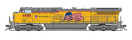 Broadway Ge AC6000 Union Pacific #6888 DCC and Sound N Scale Model Train Diesel Locomotive #6282