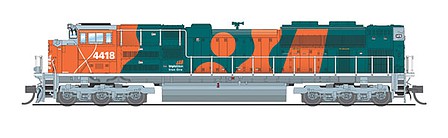 Broadway EMD SD70ACe BHP #4418 DCC and Sound N Scale Model Train Diesel Locomotive #6290