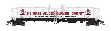 Broadway High-Capacity Cryogenic Tank Big 3 Welding Equipment HO Scale Model Train Freight Car #6314