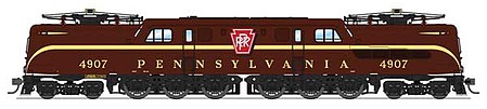Broadway Pennsylvania RR GG1 #4907 Tuscan Red DCC HO Scale Model Train Electric Locomotive #6368