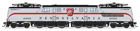 Broadway Pennsylvania RR GG1 Electric #4880 Aluminum DCC HO Scale Model Train Electric Locomotive #6371