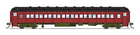 Broadway PRR P70 Coach Car Pennsylvania RR Set A no AC (2) N Scale Model Train Passenger Car #6514
