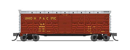Broadway PRR K7 Stock Car with Hog Sounds Union Pacific N Scale Model Train Freight Car #6583