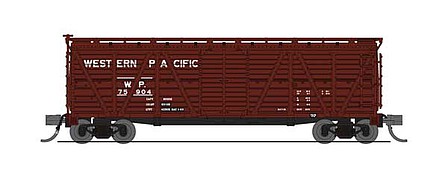Broadway PRR K7 Stock Car with Cattle Sounds Western Pacific N Scale Model Train Freight Car #6584