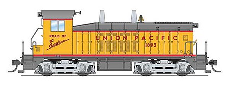 Broadway Switcher EMD NW2 Union Pacific #1093 DCC HO Scale Model Train Diesel Locomotive #6735