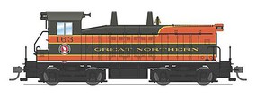 Broadway Switcher EMD SW7 Great Northern #163 DCC HO Scale Model Train Diesel Locomotive #6746